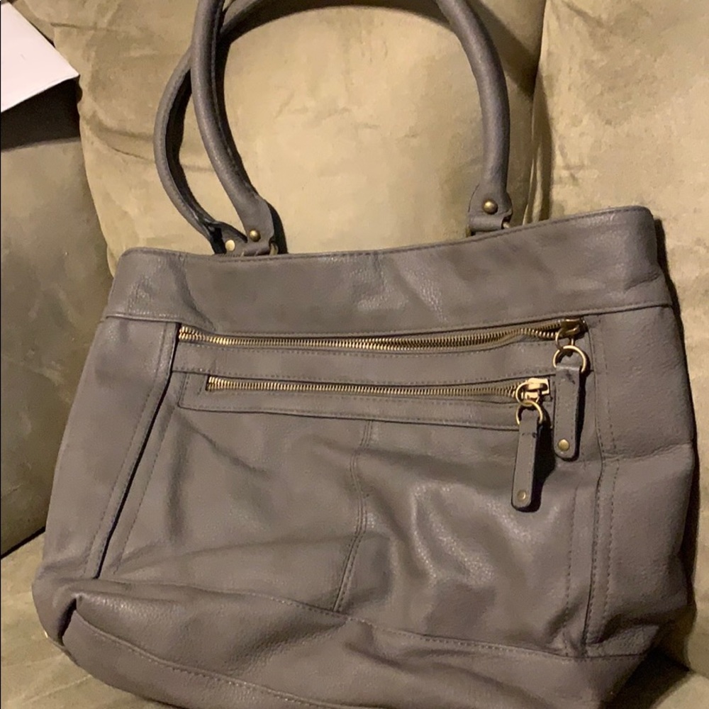 Gray purse